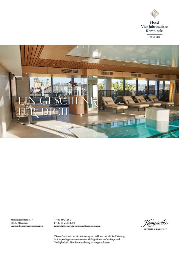 Wertgutschein Kempinski The Spa